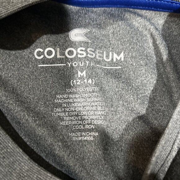 NEW Boise State BSU Broncos Colosseum Gray Crew Neck Tee Shirt Youth M 12-14 - Picture 5 of 6